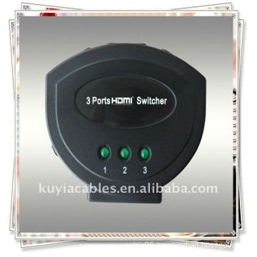 High Quality MINI 3PORT HDMI SWITCH (Three HDMI input signals switched to a single HDMI sink devices)